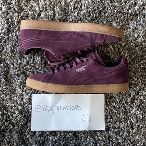 Purple Suede Pumas